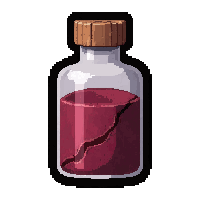 morphine vial  cracked container