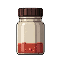 morphine vial  half empty used
