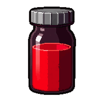 mysterious pill bottle  blood stained