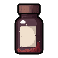 mysterious pill bottle  moldy decayed