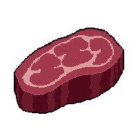 raw meat chunk  expired and old
