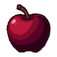 rotten apple fruit  dark red liquid