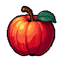 rotten apple fruit  freshly prepared