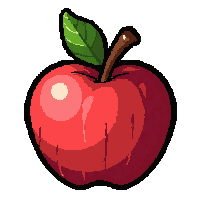 rotten apple fruit  frozen cold
