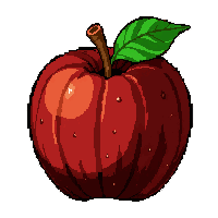 rotten apple fruit  murky brown bubbling
