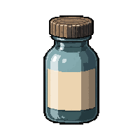 smelling salts bottle  dusty forgotten
