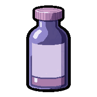 smelling salts bottle  mysterious unlabeled