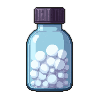 smelling salts bottle  sealed and clean
