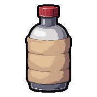 smelling salts bottle  wrapped in cloth