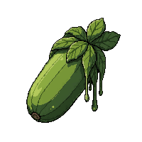 strange herb bundle  leaking dripping