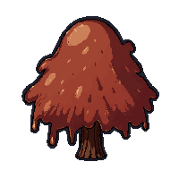 strange herb bundle  murky brown bubbling