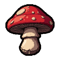strange mushroom  dusty forgotten