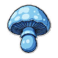 strange mushroom  frozen cold