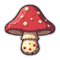 strange mushroom  warm steaming