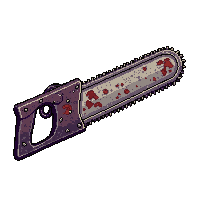 bone saw jagged  stitched together