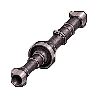 crossbow silver bolts  bone handled grip