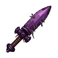 cursed sacrificial dagger  covered in cobwebs