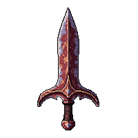 cursed sacrificial dagger  rusted corroded