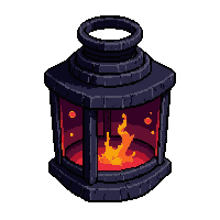 haunted lantern  ancient cursed runes