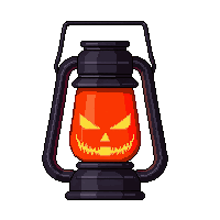 haunted lantern  bone handled grip