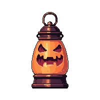 haunted lantern  pristine but sinister