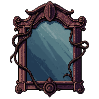 hex cursed mirror  vine entangled
