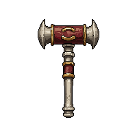 mace spiked flail  bone handled grip