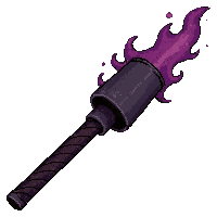 mace spiked flail  pulsing dark energy