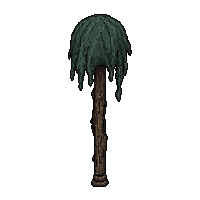 pitchfork iron  covered in cobwebs