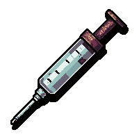 poison syringe needle  ghostly translucent