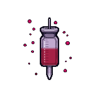 poison syringe needle  pristine but sinister