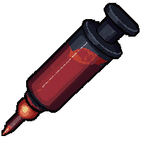 poison syringe needle  smoking hot ember