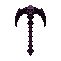 scythe grim reaper  ancient cursed runes