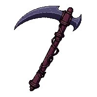 scythe grim reaper  chained and locked