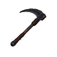 scythe grim reaper  leather wrapped hilt