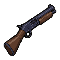 shotgun sawed off  leather wrapped hilt