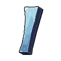 silver stake wooden  frost bitten cold