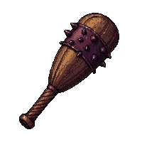 spiked baseball bat  ancient cursed runes