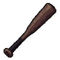 spiked baseball bat  bone handled grip