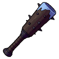 spiked baseball bat  frost bitten cold