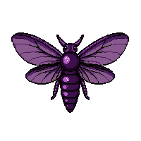 purple dragonfly  flying wings spread