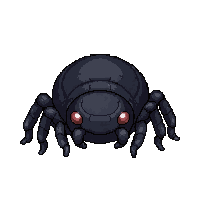 shadow dark spider  baby larva form