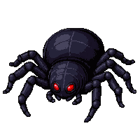 shadow dark spider  giant oversized