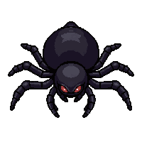 shadow dark spider  realistic detailed