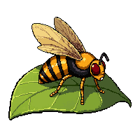 yellow firefly glowing  resting on leaf