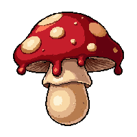 poison dripping mushroom  rare legendary