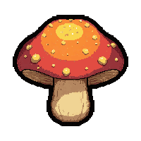 rainbow multicolor shroom  dried and preserved
