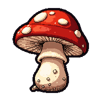 spiral twisted shroom  sprouting spores