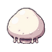 white puffball round  poisonous dripping