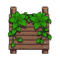 wooden plank panel  vine overgrown